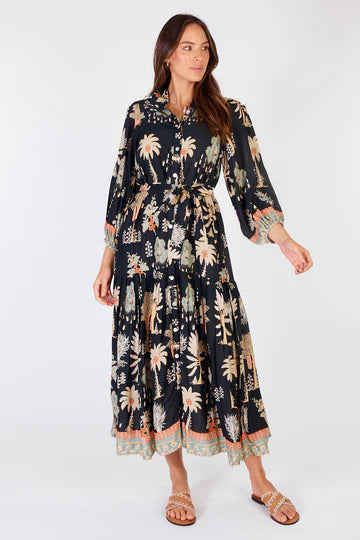 Maxi dresses for tall women -Rubyyaya Balboa Maxi - Black