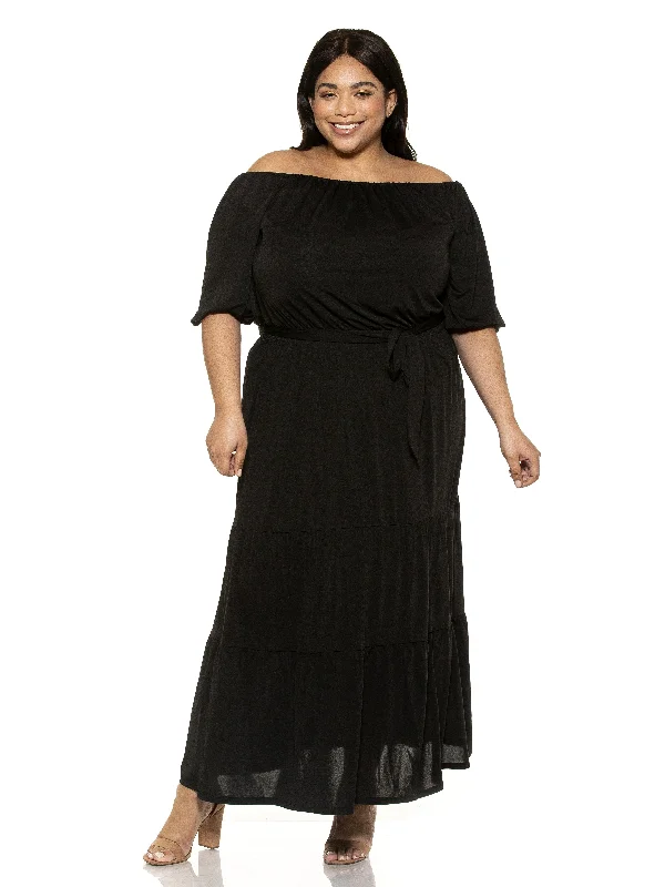 Maxi dresses with open front -Harlow Maxi Dress - Plus Size