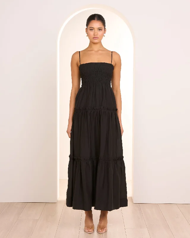 Maxi dresses for outdoor weddings -Ryan Tierred Maxi Dress