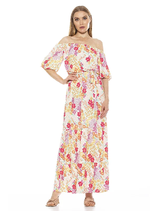 Maxi dresses with color-blocked design -Harlow Maxi Dress