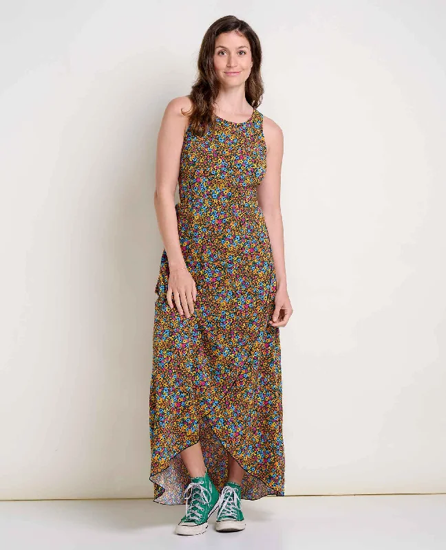 Maxi dresses with off-shoulder design -Sunkissed Maxi Dress