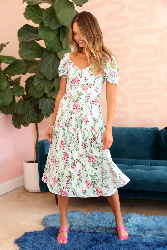 Maxi dresses for fall season -Eden Floral Maxi Dress