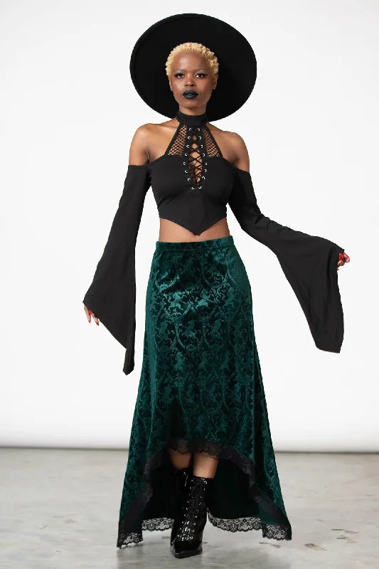 Maxi dresses for bridal showers -Grailed Maxi Skirt [EMERALD]