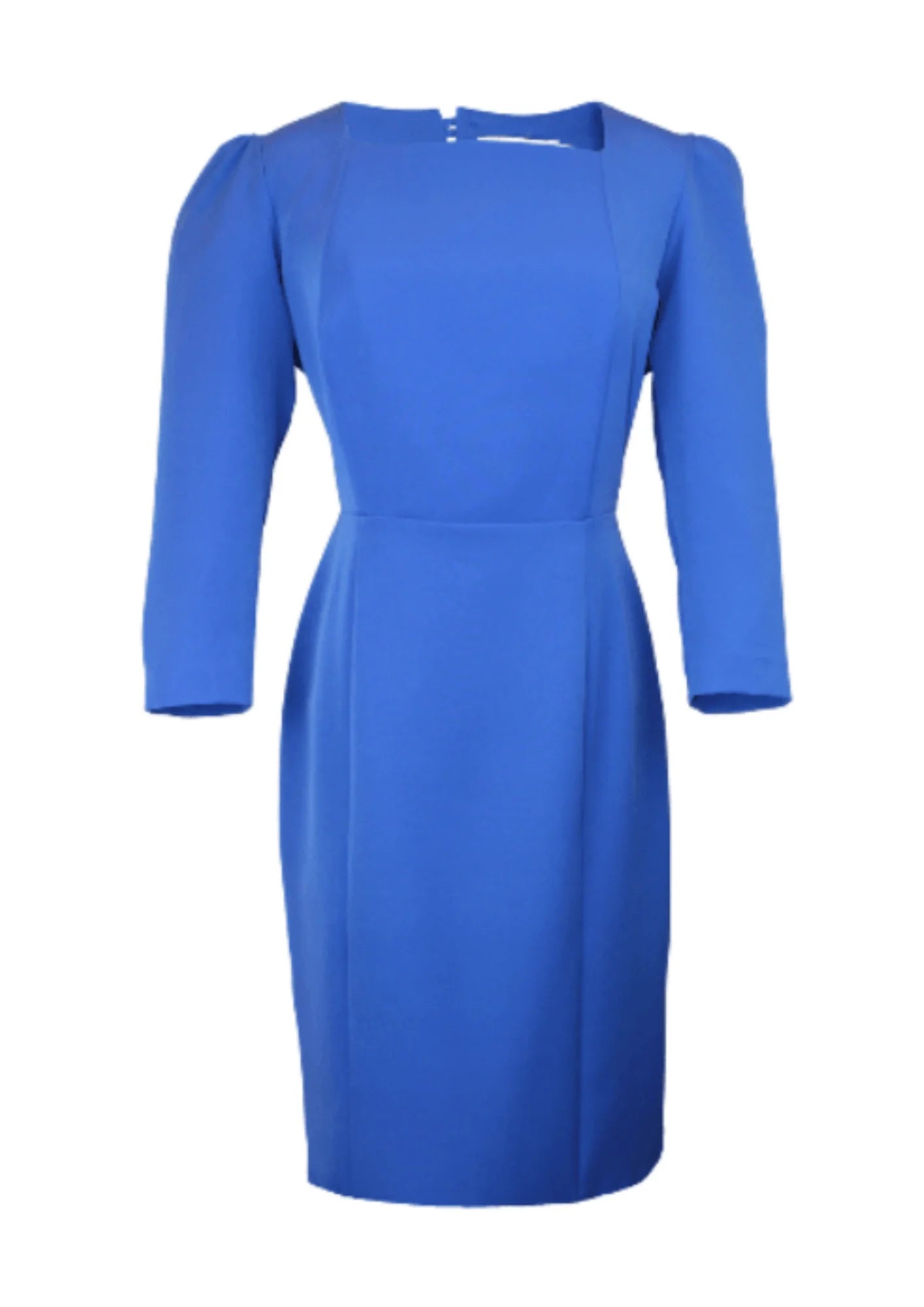 Midi Dresses with Unique Sleeves for Formal Wear-ELECTRIC BLUE MIDI-LONG DRESS