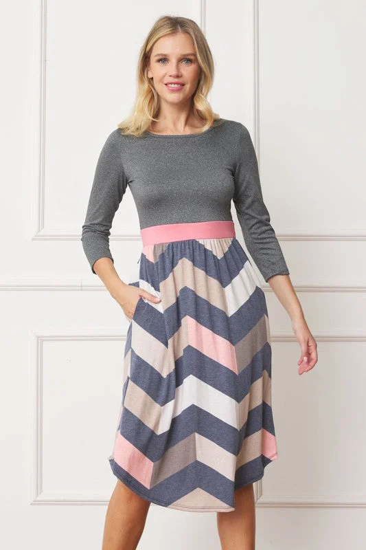 Pink Chevron