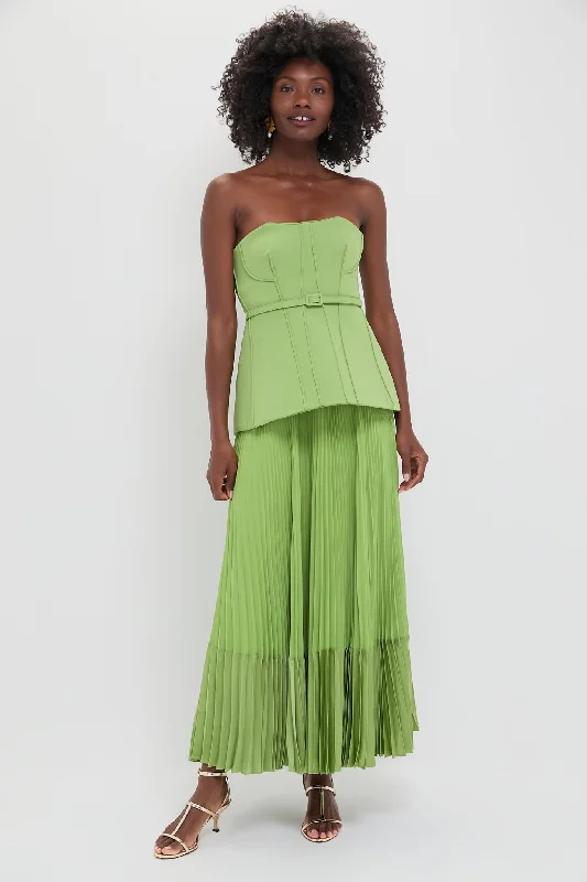 Midi Dresses for Trendy Day Wear in Summer-Vine Prisca Bustier Midi Dress