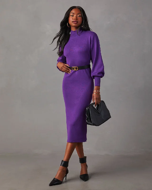 Midi Dresses for Trendy Spring Day Wear-Barker Knit Midi Sweater Dress