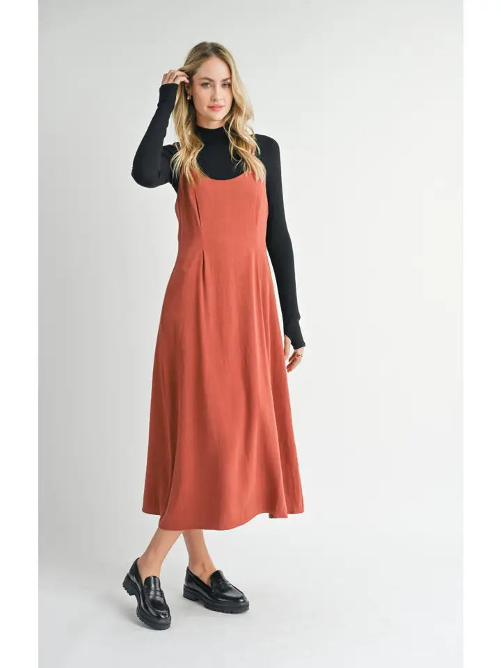 Midi Dresses with A-line Skirts for Comfort-SUGAR LOAF MIDI DRESS