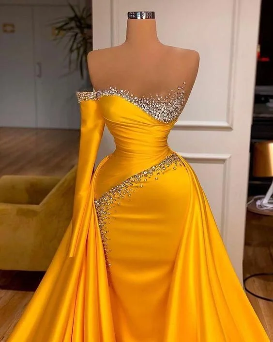 Evening Dress with Fitted Waist-A-line Long Prom Dresses Girls Dresses Party Dress Formal Dress Evening Dresses C2296