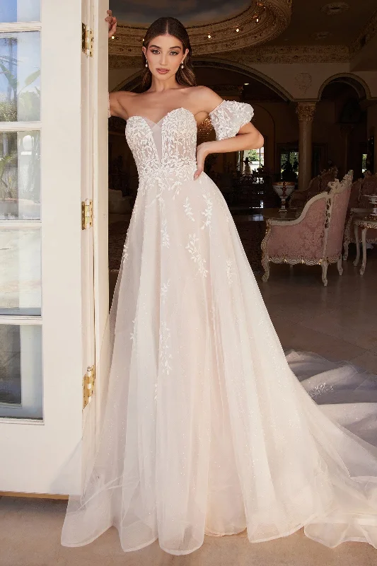 Evening Dress with Beaded Bodice-Andrea and Leo A1014 Dress