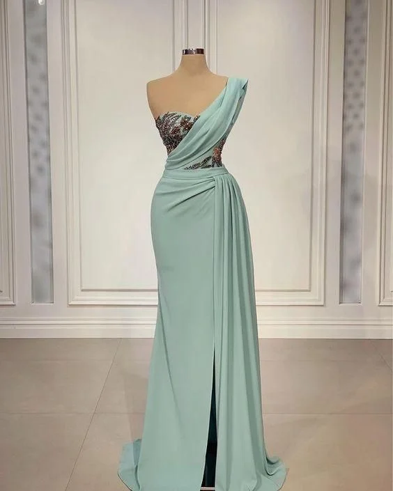 Evening Dress for Christmas Party-Sleeveless Party Evening Long Prom Dress  C2098