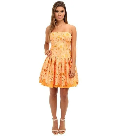 Colorful Sequin Long Party Dress-Adrianna Papell - 41893270 Crochet overlay short A-Line Dress