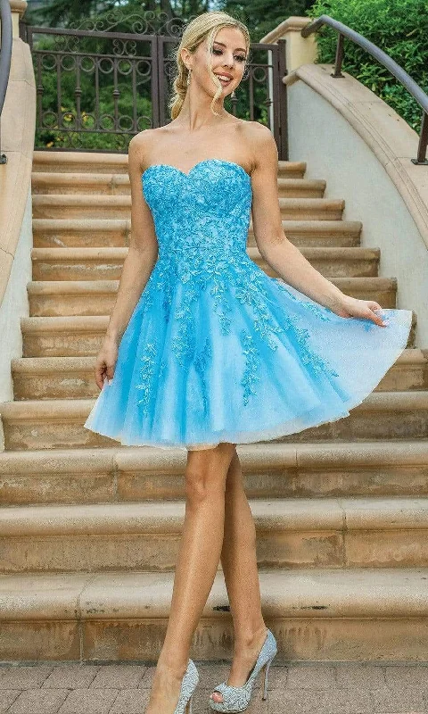 Chic Formal Long Party Dress-Dancing Queen - 3271 Sweetheart A-Line Cocktail Dress