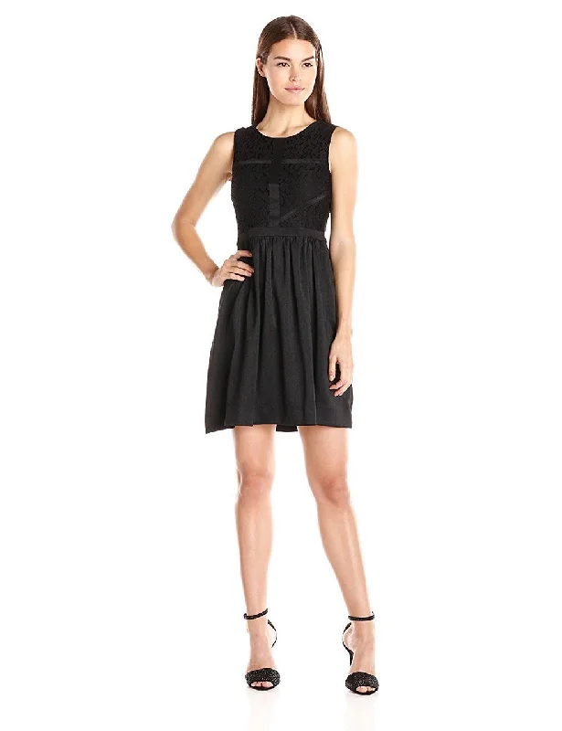 Taylor - Lace Jewel Neck Dress 5927M