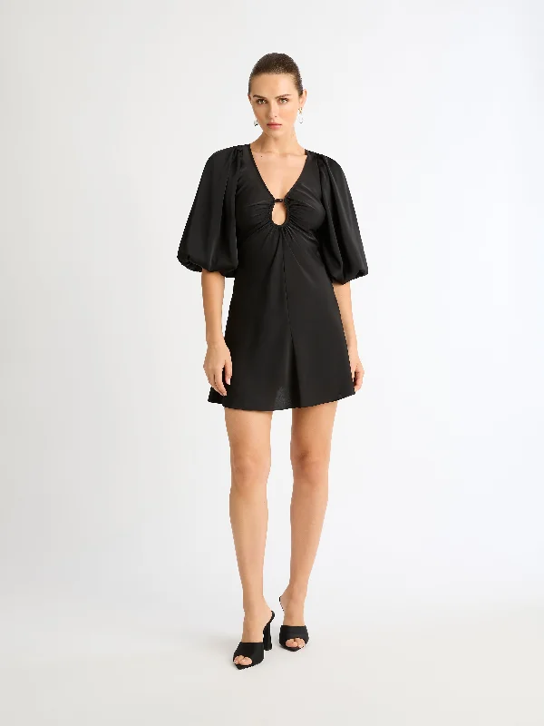 Mini Dresses with Simple Buttons -PETRA MINI DRESS